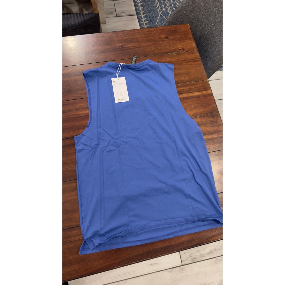 LSKD 1% Better FLXCotton Training Tank Power Cobalt Blue XL MTNK01044 NEW NWT - Picture 6 of 16